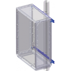 Комплект крепления шкафов Conchiglia к столбу (ширина шкафа- 685 мм) | 095770988 | DKC
