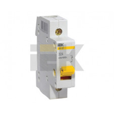 Выключатель нагрузки (мини-рубильник) ВН-32 1Р 100А | MNV10-1-100 | IEK