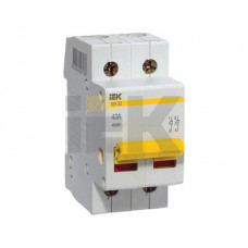 Выключатель нагрузки (мини-рубильник) ВН-32 2Р 32А | MNV10-2-032 | IEK