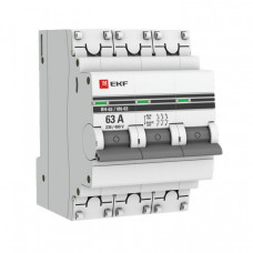 Выключатель нагрузки ВН-63, 3P 40А EKF PROxima | SL63-3-40-pro | EKF