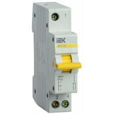 Выключатель нагрузки (рубильник) трехпозиционный ВРТ-63 1п 40А | MPR10-1-040 | IEK