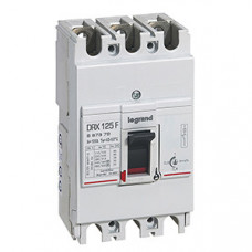Автоматический выключатель DRX 125 B - с настраиваемыми уставками - 25 кА - 415 В~ - 3П - 125 A | 667359 | Legrand