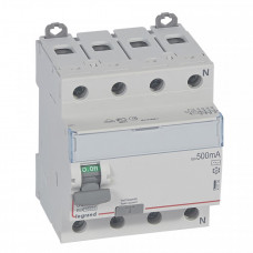 Выключатель дифференциальный (УЗО) DX3-ID 4п 80А 500мА тип AC | 411735 | Legrand