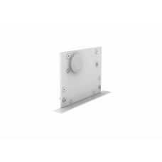 Крышка торцевая с гермовводом с набором креплений для светильников серии G-Лайн белая | V4-R0-00.0008.GL0-0002 | VARTON