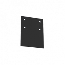 Крышка торцевая глухая для светильников Т-Лайн черная RAL 9005 | V4-R0-90.0007.TL0-0005 | VARTON