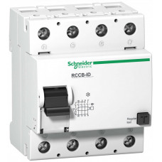 Выключатель дифференциальный (УЗО) ID 4п 125А 100мА тип AC | 16906 | Schneider Electric