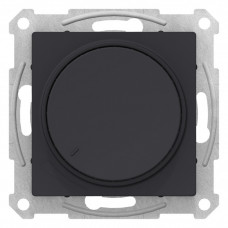 AtlasDesign Карбон Светорегулятор (диммер) поворотно-нажимной, 630Вт, мех. | ATN001036 | Schneider Electric