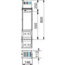 СЕКЦИЯ РАСПРЕД. ВЕРТИКАЛЬН. 630А, 0,8М | KSA630ED4081 | Schneider Electric