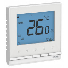 AtlasDesign Белый Термостат электрон.теплого пола с датч.,от+5до+35°C,16A,в сб. | ATN000138 | Schneider Electric