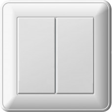 Wessen 59 Белый Переключатель 2-клавишный (сх.6) (в сборе) | VS616-256-18 | Schneider Electric
