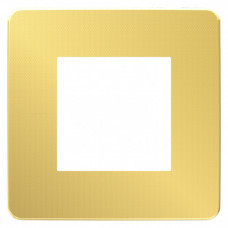 Unica Studio Color Золото/Белый Рамка 1-ая | NU280259 | Schneider Electric