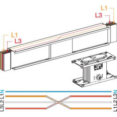 СЕКЦИЯ ПРЯМАЯ ТРАНСПОЗ. ФАЗНЫХ ПРОВОД. | KTA3200TP410 | Schneider Electric