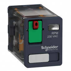 РЕЛЕ 2CO 230В ПЕРЕМ ТОКА | RPM21P7 | Schneider Electric