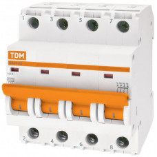 Выключатель автоматический четырехполюсный ВА47-29 3А C 4,5кА | SQ0206-0118 | TDM