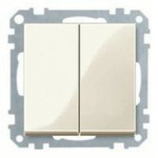 Выключатель 2кл крем. без рамки Zena EL-BI | 609-010300-202 | ABB