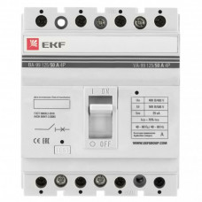 Автоматический выключатель ВА-99 125/50А 4P 25кА EKF | mccb99-125-50-4P | EKF