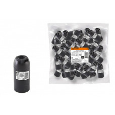 Патрон Е14 подвесной, термостойкий пластик, черный | SQ0335-0053 | TDM ELECTRIC