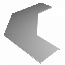 Крышка лестничного горизонтального угла 90х300 | KLGL90*300 HD | КМ-профиль