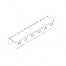 Профиль монтажный U-образный с боковой перфорацией 70х40х3000 (2,5 мм) (окрашенный) | СПо704025U2-3 | Ostec