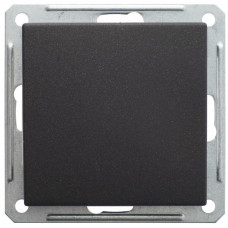 Wessen 59 Черный бархат Выключатель 1-клавишный 2-х полюсной 16А (сх.2) | VS216-152-6-86 | Schneider Electric