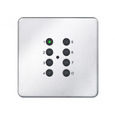 Модуль 8-кнопочный 126202, матовая нержавейка | 4911002630 | Световые Технологии