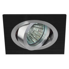 Светильник точечный KL57А 50Вт MR16 серебро/черный алюминиевый | Б0017259 | ЭРА