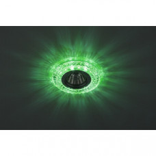 Светильник точечный DK LD3 MR16 3Вт GU5.3 прозрачный c белой и зеленой подсветкой | Б0019204 | ЭРА