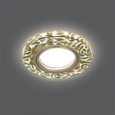 Светильник точечный Backlight BL064 Кругл. Золотой узор/Золото, Gu5.3, LED 2700K | BL064 | Gauss