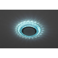 Светильник точечный DK LD23 15Вт GX53 голубой с подсветкой | Б0029628 | ЭРА