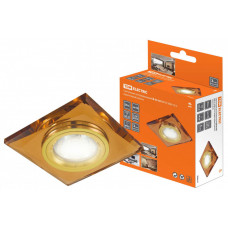 Светильник точечный СВ 03-02 MR16 50Вт G5.3 коричневый/золото | SQ0359-0045 | TDM