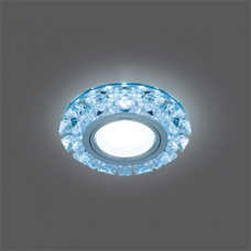 Светильник точечный Backlight BL050 Кругл. Кристалл/Хром, Gu5.3, LED 4100K | BL050 | Gauss