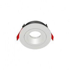 Рамка для модульного светильника FLEX 50 02 круглая встраиваемая 110х45мм RAL9010 поворотная | V1-R0-00435-10003-2000000 | VARTON