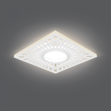 Светильник точечный Backlight BL127 Квадрат. Белый, Gu5.3, 3W, LED 3000K | BL127 | Gauss
