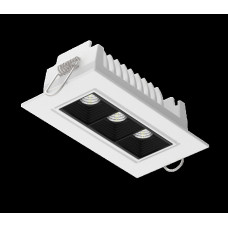 Светодиодный светильник DL-STELLAR встраиваемый поворотный 120x62x45mm 8W 3000K 34град белый | V1-R0-00408-10L25-2000830 | VARTON