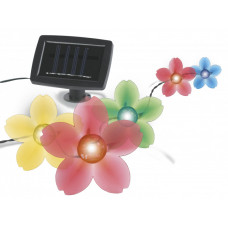 Светильник светодиодный SL-PL600-FLW2 солнечная батарея, пластик, цветной, длина гирлянды - 600 см | Б0007516 | ЭРА
