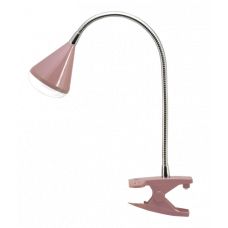 Светильник настольный прищепка светодиодный PTL-016C 5Вт 4000К розовый | 1006158 | Jazzway