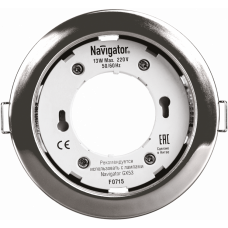 Светильник светодиодный ДВО NGX-R1-003-GX53 220В GX53 IP20 хром | 71279 | Navigator
