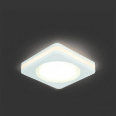 Светильник точечный светодиодный Backlight BL104 Квадрат. Белый, 8W, LED 3000K | BL104 | Gauss