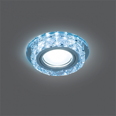 Светильник точечный Backlight BL040 Кругл. Кристалл/Хром, Gu5.3, LED 4100K | BL040 | Gauss
