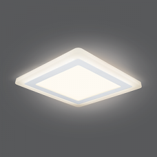 Светильник светодиодный Backlight BL124 Квадрат. Акрил, 12+4W, LED 3000K, 190*190, | BL124 | Gauss