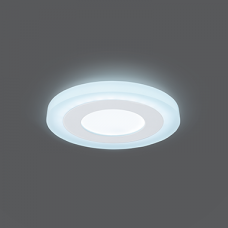 Светильник светодиодный Backlight BL115 Кругл. Акрил, 3+3W, LED 4000K, диам. 105, | BL115 | Gauss