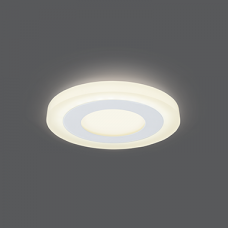Светильник светодиодный Backlight BL114 Кругл. Акрил, 3+3W, LED 3000K, диам. 105, | BL114 | Gauss