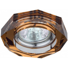 Светильник точечный DK6 50Вт MR16 хром/янтарь | C0045754 | ЭРА