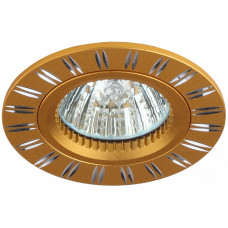 Светильник точечный KL33 50Вт MR16 золото/хром алюминиевый | C0043818 | ЭРА