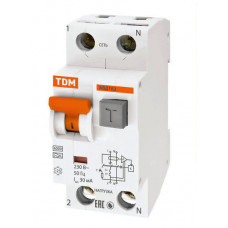 Выключатель автоматический дифференциальный АВДТ 63 1п+N 63А C 300мА тип A | SQ0202-0016 | TDM