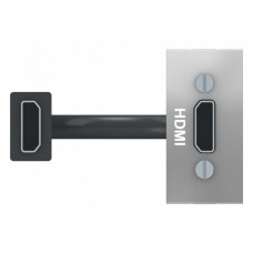 Unica Modular Алюминий Розетка HDMI, 1 мод. | NU343030 | Schneider Electric