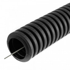Труба гофрированная ПВХ легкая черная с/з д16 (100 м/5500 м уп/пал) | PR01.0053 | Промрукав