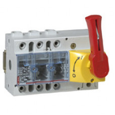 Выключатель-разъединитель Vistop - 100 A - 3П - рукоятка спереди - красная рукоятка / желтая панель | 022320 | Legrand