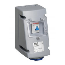 Розетка с УЗО 232RPR6, 32А, 2Р+Е, IP44, 6ч | 2CMA168283R1000 | ABB