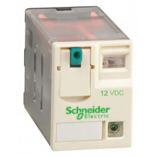 РЕЛЕ 4 CO СВЕТОДИОД 12В ПОСТ ТОКА | RXM4AB2JD | Schneider Electric